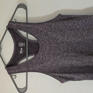 Zyia | Dark Heather Gray Racerback Tank Size Small